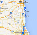 Mount Prospect to Oak Creek WI