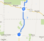 Bowman ND to Buffalo SD