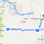 Mandan to Dickinson ND