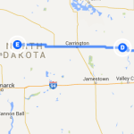 Cooperstown ND to McClusky ND