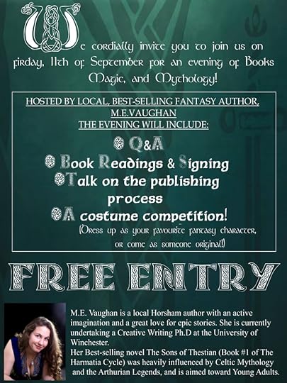 Horsham Book Poster (Back)