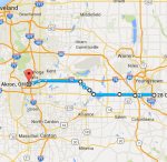 150529 Poland OH to Akron OH