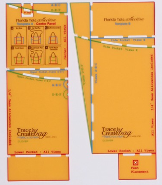 Trace 'n Create Florida Tote Template by Nancy Zieman
