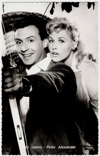 Peter Alexander and Bibi Johns in Wehe, wenn sie losgelassen (1958)