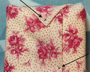 Wire Basket with Fabric Covered Soap