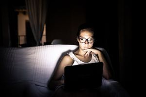 reading woman