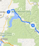 Noxon to Sandpoint