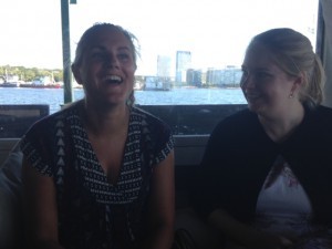 Vi pratade non stop i tre timmar.