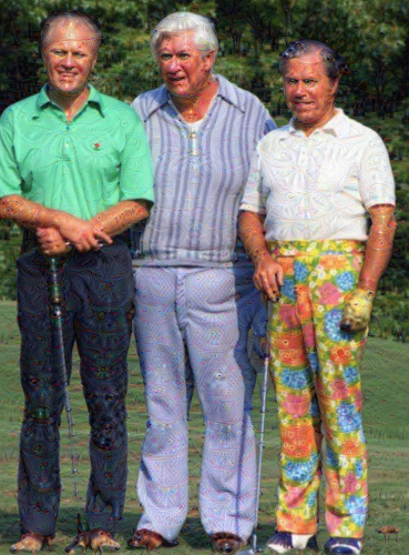 Deep Dream Golfers
