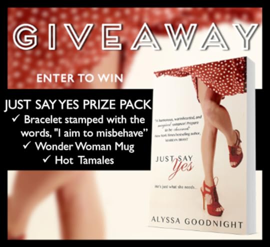 Just Say Yes Giveaway Graphic