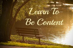 Learn to be Content