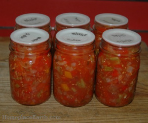 jars of salsa
