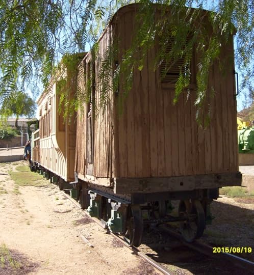 Narrow-gauge train at Nababeep