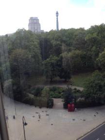 The view from our hotel window :D