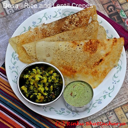 Dosa - Rice and Lentils Crepes