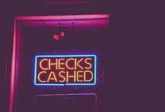 bank check photo