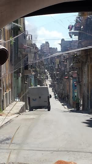 A typical Cuban street.