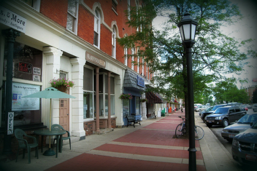 Downtown Chardon, OH.