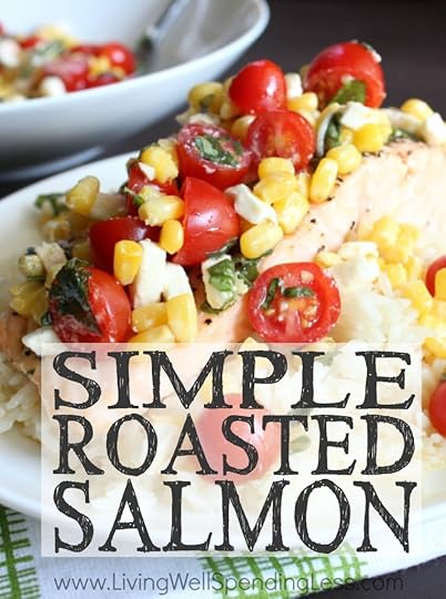 Simple Roasted Salmon Vertical