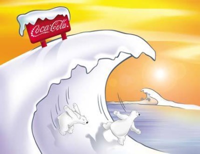 Cocal Cola Polar Bear