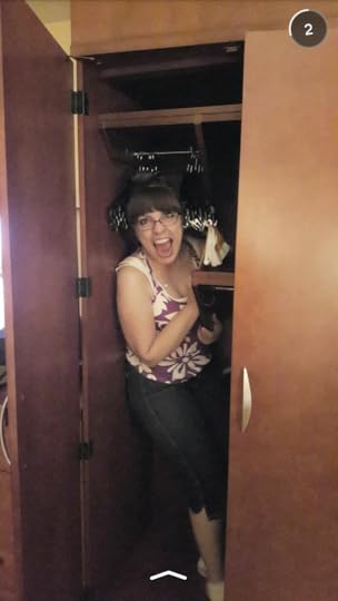 THIS is what I get when I travel with her....I adore her