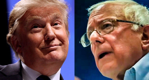 Trump and Sanders