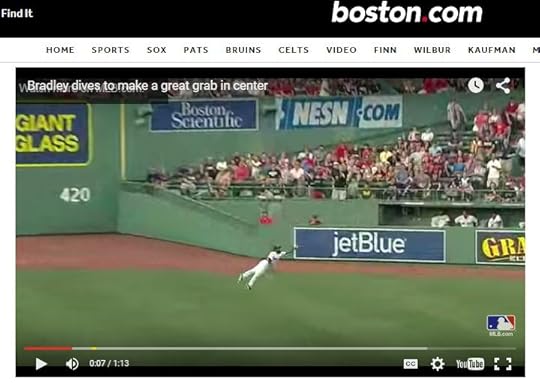 Jackie Bradley Jr. making another amazing catch.