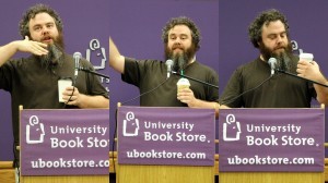 09032012_Kathy Ann Bugajsky_Patrick Rothfuss Signing_3 Coffees