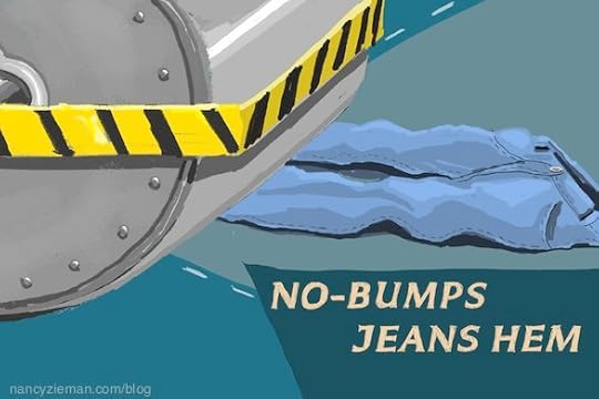 How to shorten jean/Nancy Zieman/ Sewing With Nancy