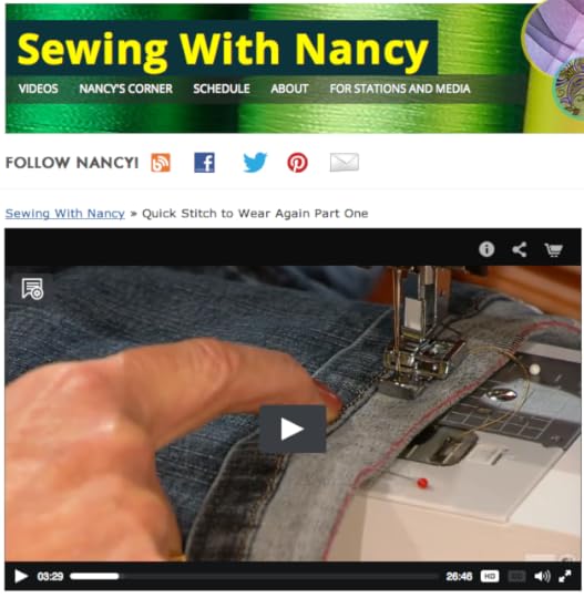 How to shorten jean/How to repair zippers/Nancy Zieman/Sewing With Nancy