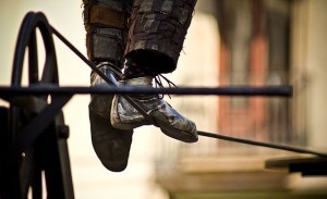 Feet of a Tightrope Walker, cc by Wiros-SA 2.0