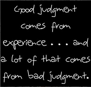 Pic of good judgment meme
