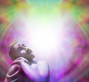 Buddha basking in love - frame