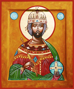 Icon of St. Stephen of Hungary