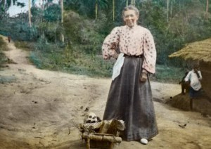Early 20th Century lantern slide showing the life of missionary Mary Slessor, Picture: Centre for the Study of World Christianity