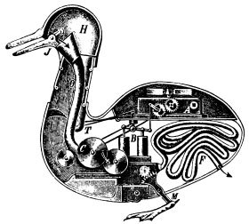 In the 18th century people thought animals could be described as a mechanical apparatus