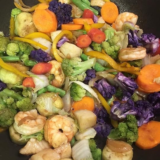 Super colorful Thai curry in progress! It was tasty. #cooking #food #thai #thaifood