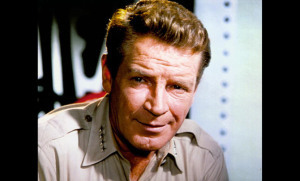 Richard Basehart as Admiral Nelson in Voyage to the Bottom of the Sea