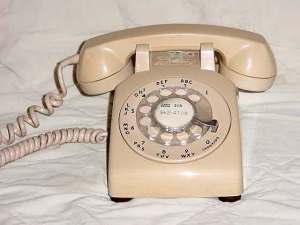 Our 'party-line' phone looked just like this
