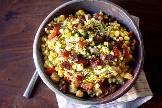 warm corn chowder salad