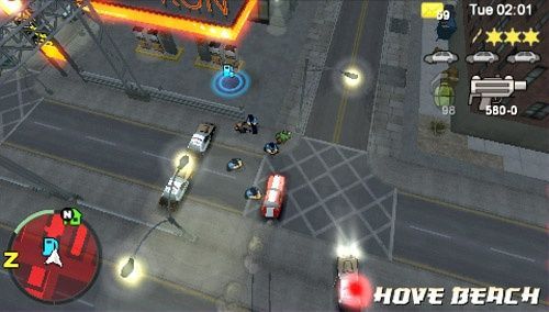 Screenshot da versão de PSP.