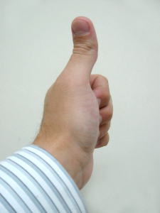 thumbs up