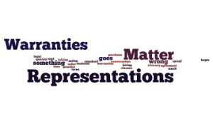 Representations and Warranties in a business transaction