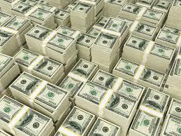 bundles of money