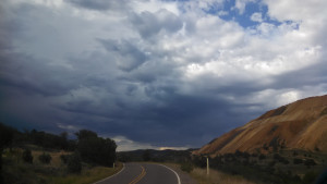 Monsoon Clouds Build Over New Mexico Copper Mine