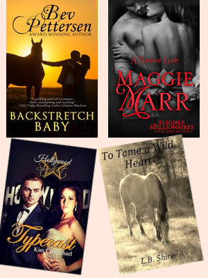 Hump Day books from Bev Peterson, Maggie Marr, Kim Carmichael, and L. B. Shire!