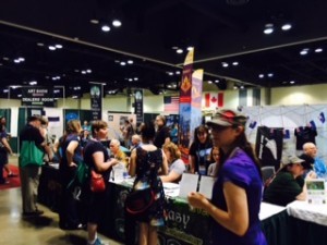 The dealers room. Best place to start a conversation.