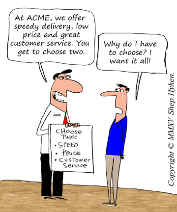 Choose Two Out of Three