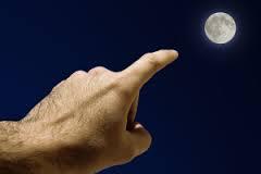 A - Finger Pointing at the Moon