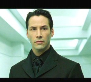 Keanu Reeves in The Matrix